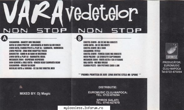 ...:::CERERE / REQUEST de Albume, Melodii in format FLAC !:::... - VitanClub - @ Muzica/Albume in format Lossless [FLAC]-[ROMANEASCA]