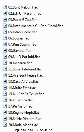 ...:::CERERE / REQUEST de Albume, Melodii in format FLAC !:::... - Dany-L - @ Muzica/Albume in format Lossless [FLAC]-[ROMANEASCA]