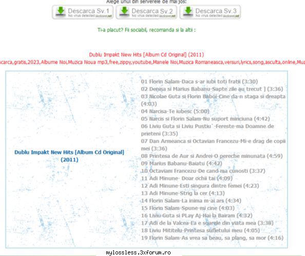 ...:::CERERE / REQUEST de Albume, Melodii in format FLAC !:::... - GreenWhite - @ Muzica/Albume in format Lossless [FLAC]-[ROMANEASCA]