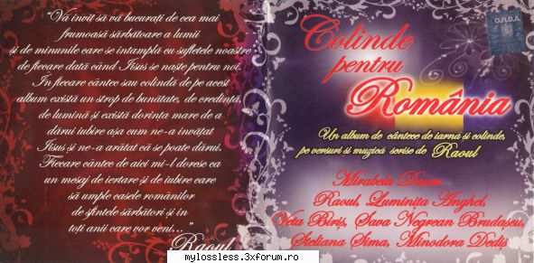 ...:::COLINDE ROManesti:::... - VA - Colinde pentru R - @ Muzica/Albume in format Lossless [FLAC]-[ROMANEASCA]