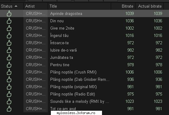 CRUSH & Alexandra Ungureanu-CRUSH & Alexandra Ungureanu-CD-FLAC-(2005) - Dj CX - @ Muzica/Albume in format Lossless [FLAC]-[ROMANEASCA]