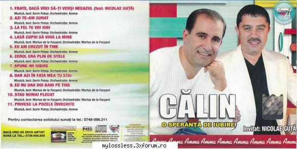 Călin - O Speranță De Iubire - 2006-CD-MP3-320KBps - Ionel87 - @ Muzica/Albume in format [MP3]-[ROMANEASCA/STRAINA]