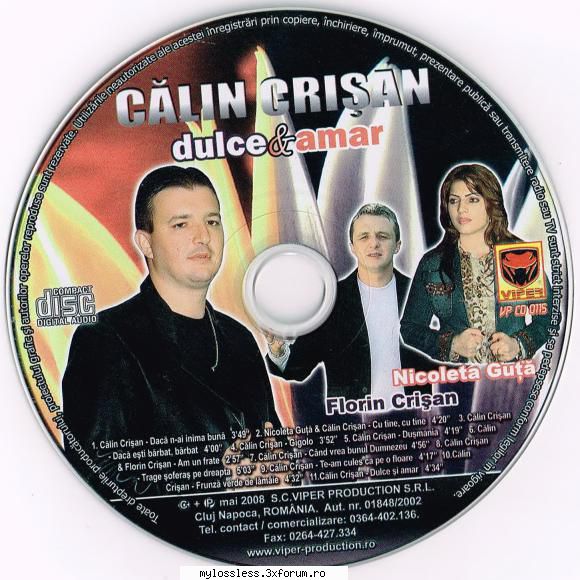 Calin Crisan - Dulce & Amar-CD-FLAC-2008-MT - Lossless - @ Muzica/Albume in format Lossless [FLAC]-[ROMANEASCA]