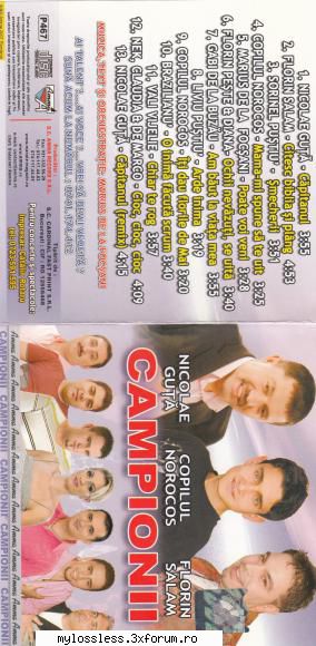 Campionii 2007 Flac - 1.Nicolae Guta - Capitanul - @ Muzica/Albume in format Lossless [FLAC]-[ROMANEASCA]