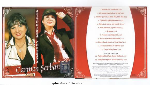 Carmen Serban - Atitudinea conteaza-Retail-2011-LOSSLESS-MiNT - Lossless - @ Muzica/Albume in format Lossless [FLAC]-[ROMANEASCA]