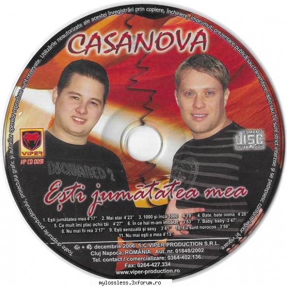 Casanova - Esti Jumatatea Mea 2006 - downloadx10y - @ Muzica/Albume in format Lossless [FLAC]-[ROMANEASCA]