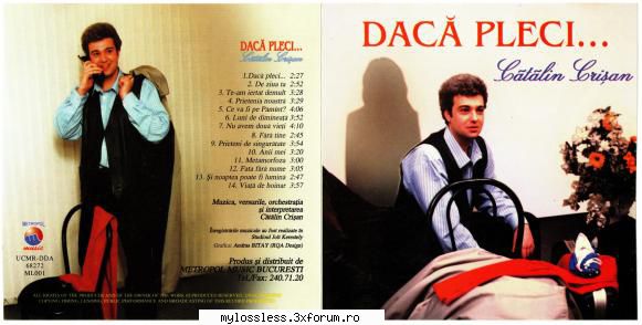 Catalin Crisan - Daca pleci...-CD-FLAC-1996-MiNT - Lossless - @ Muzica/Albume in format Lossless [FLAC]-[ROMANEASCA]