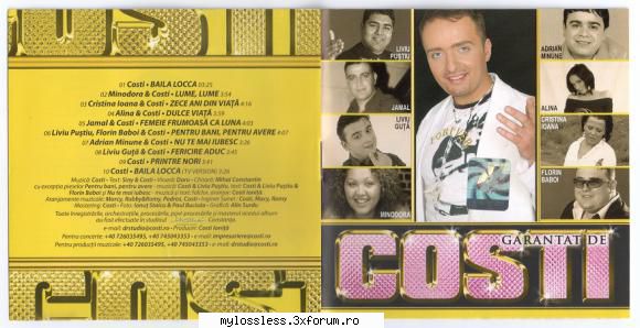 Costi Ionita - Garantat de Costi-Retail-2005-LOSSLESS-MiNT - Lossless - @ Muzica/Albume in format Lossless [FLAC]-[ROMANEASCA]