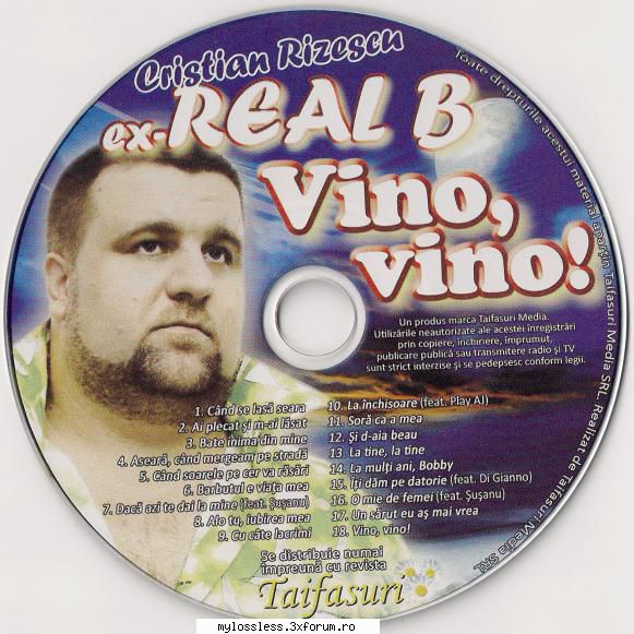 Cristian Rizescu [ex-REAL B] - Vino, vino!-MAG-2009-LOSSLESS-MiNT - Lossless - @ Muzica/Albume in format Lossless [FLAC]-[ROMANEASCA]