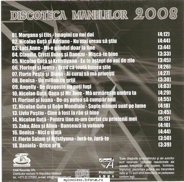 Discoteca Manelelor 2008 Album Mp3 320kbps - downloadx10y - @ Muzica/Albume in format [MP3]-[ROMANEASCA/STRAINA]