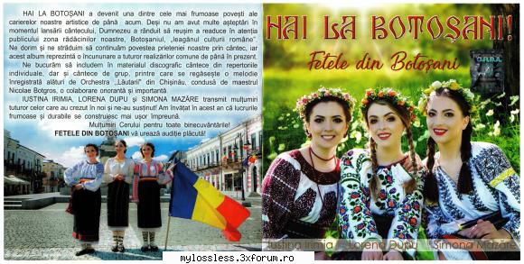 Fetele din Botosani - Hai la Botosani!-CD-FLAC-2018-MiNT - Lossless - @ Muzica/Albume in format Lossless [FLAC]-[ROMANEASCA]