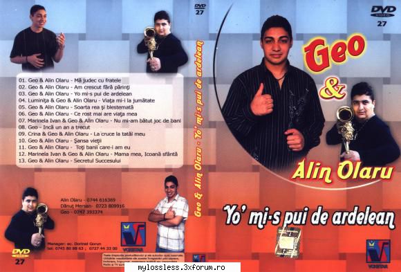Geo & Alin Olaru - Yo` mi-s pui de ardelean-DVD-NF - 01. Geo & Alin Ol - @ DVD-uri Romanesti cu muzica [VIDEO]