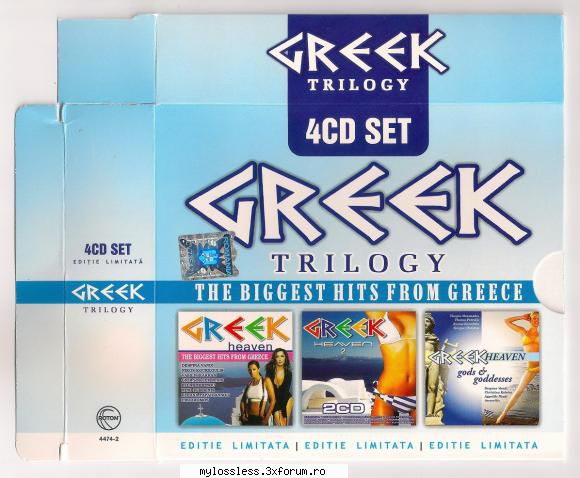 Greek Heaven Trilogy-(The Biggest Hits From Greece)-4CD-FLAC-2009-MiNT - Lossless - @ Muzica/Albume in format Lossless [FLAC]-[STRAINA]