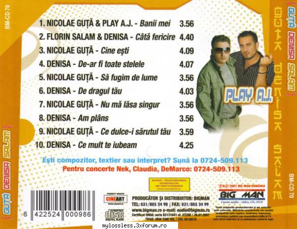 Guta,Denisa,Salam 2007 - downloadx10y - @ Muzica/Albume in format Lossless [FLAC]-[ROMANEASCA]