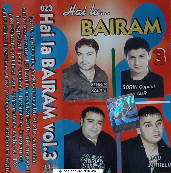 Hai la bairam vol. 3 2005 - 01 FLORIN SALAM- La Inima - @ Muzica/Albume in format Lossless [FLAC]-[ROMANEASCA]