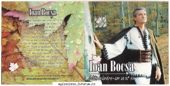 Ioan Bocsa - Cate mandre-am avut eu-CD-FLAC-2002-MiNT - Lossless - @ Muzica/Albume in format Lossless [FLAC]-[ROMANEASCA]