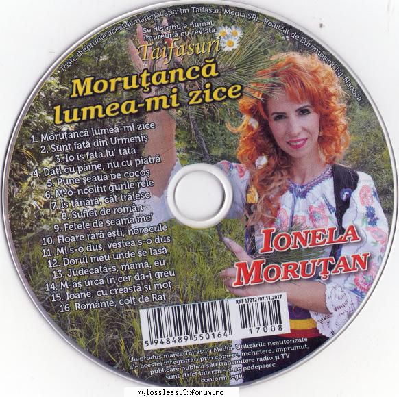 Ionela Morutan - Morutanca lumea-mi zice-CD-FLAC-2017-MiNT - Lossless - @ Muzica/Albume in format Lossless [FLAC]-[ROMANEASCA]