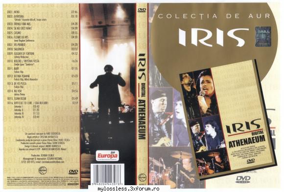 Iris - Concert Athenaeum-2001-PAL-MDVDR-MiNT - Info + PlayList: Source - @ DVD-uri Romanesti cu muzica [VIDEO]