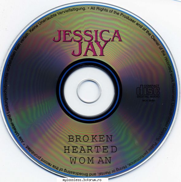 Jessica Jay - BroKen Hearted Woman (Taiwan) 1995 FLAC - TestPoint - @ Muzica/Albume in format Lossless [FLAC]-[STRAINA]