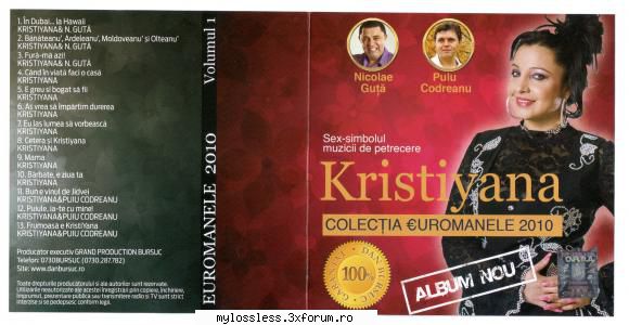 Kristiyana - Colectia Euromanele vol.1-MAG-2010-LOSSLESS-MiNT - Lossless - @ Muzica/Albume in format Lossless [FLAC]-[ROMANEASCA]