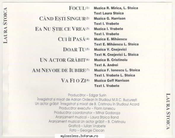 Laura Stoica - Focul-Retail-1994-LOSSLESS-MiNT - andrei88sv - @ Muzica/Albume in format Lossless [FLAC]-[ROMANEASCA]