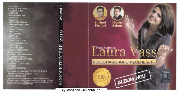 Laura Vass - Colectia Euromanele vol.3-MAG-2010-LOSSLESS-MiNT - Lossless - @ Muzica/Albume in format Lossless [FLAC]-[ROMANEASCA]