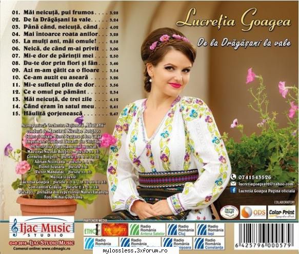 Lucretia Goagea - De La Dragasani La Vale-2017-CD-FLAC-KME - kaname - @ Muzica/Albume in format Lossless [FLAC]-[ROMANEASCA]
