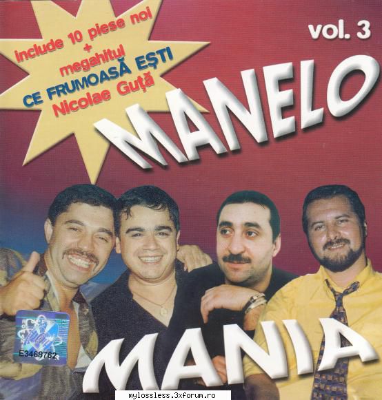 Manelo Mania vol.3 2002 CD-FLAC - Manelistu' - @ Muzica/Albume in format Lossless [FLAC]-[ROMANEASCA]