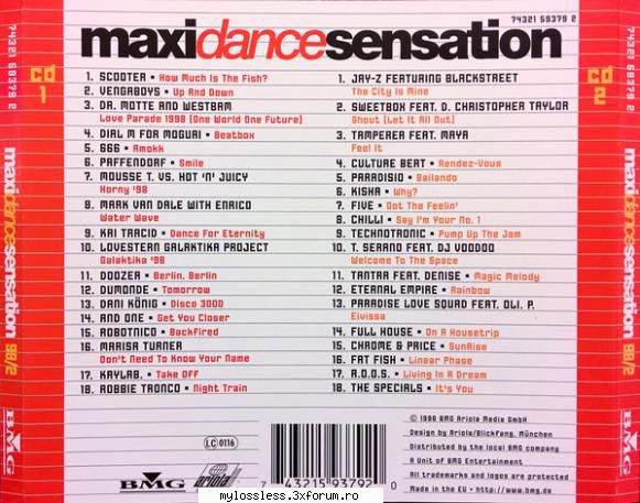 Maxi Dance Sensation 982 - teomar2007 - @ Muzica/Albume in format Lossless [FLAC]-[STRAINA]