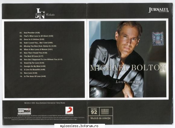 Michael Bolton - Muzica de Colectie vol.92-MAG-2009-LOSSLESS-MiNT - Lossless - @ Muzica/Albume in format Lossless [FLAC]-[STRAINA]