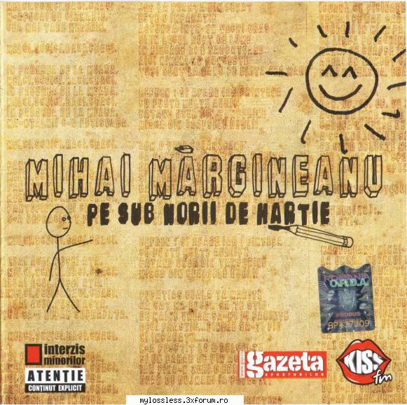 Mihai Margineanu - Pe sub norii de hartie-2009-CD-FLAC-MT - kaname - @ Muzica/Albume in format Lossless [FLAC]-[ROMANEASCA]