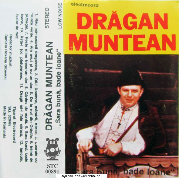 <::Muzica ROManeasca de pe Casete Audio::>> - sorin00098 - @ Muzica/Albume in format Lossless [FLAC]-[ROMANEASCA]