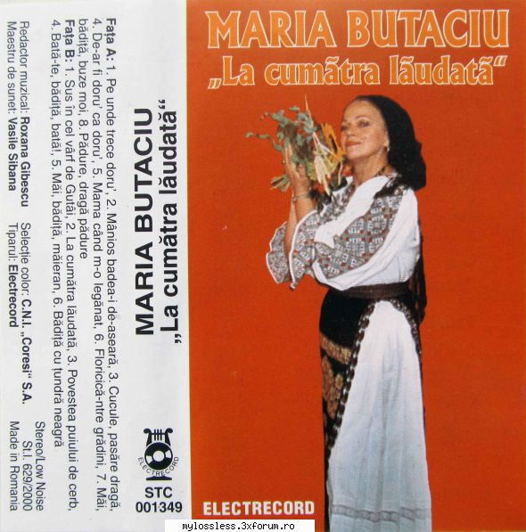 <::Muzica ROManeasca de pe Casete Audio::>> - sorin00098 - @ Muzica/Albume in format Lossless [FLAC]-[ROMANEASCA]
