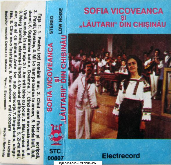 <::Muzica ROManeasca de pe Casete Audio::>> - Lalalalalla - @ Muzica/Albume in format Lossless [FLAC]-[ROMANEASCA]