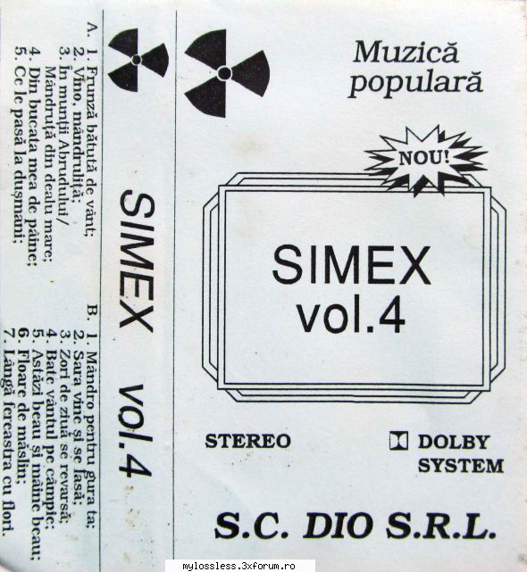 <::Muzica ROManeasca de pe Casete Audio::>> - sorin00098 - @ Muzica/Albume in format Lossless [FLAC]-[ROMANEASCA]