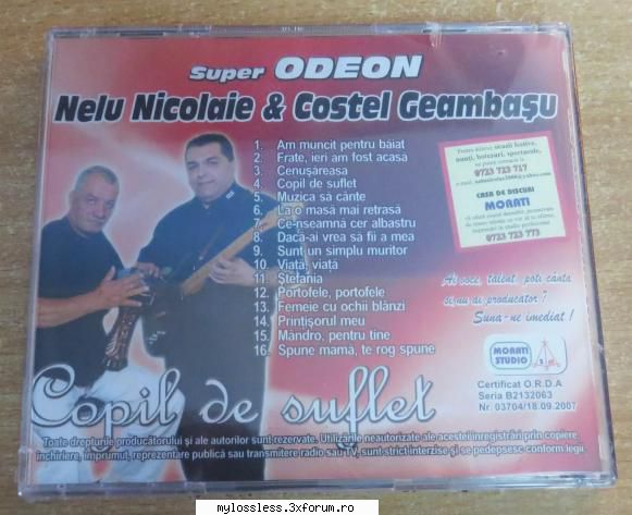 Nelu Nicolaie & Costel Geambasu-Copil de suflet-2007-CD FLAC - NuStiu - @ Muzica/Albume in format Lossless [FLAC]-[ROMANEASCA]