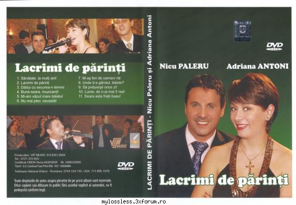 Nicu Paleru si Adriana Antoni - Lacrimi de parinti-2006-PAL-MDVDR-MiNT - Lossless - @ DVD-uri Romanesti cu muzica [VIDEO]