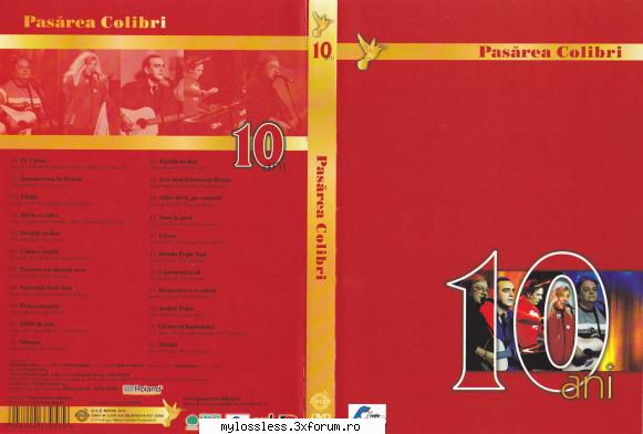 Pasarea Colibri-10 ani-2003-DVD-NF - Tracklist: 1.Pe Corso - @ DVD-uri Romanesti cu muzica [VIDEO]