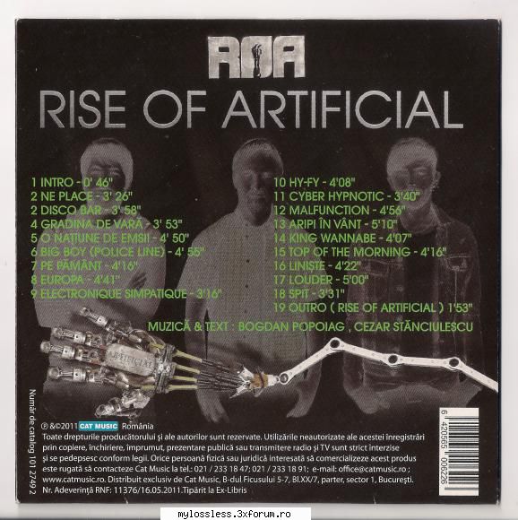 ROA_-_Rise_Of_Artificial-CD-FLAC-2011 - downloadx10y - @ Muzica/Albume in format Lossless [FLAC]-[ROMANEASCA]