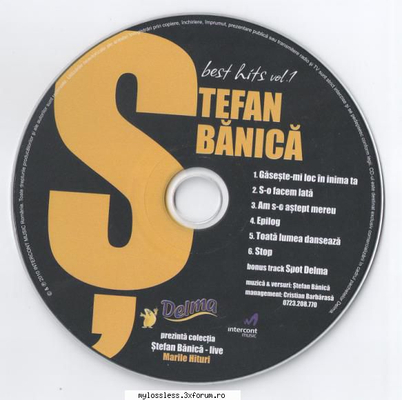 Stefan Banica Jr. - Best Hits vol.1-PROMO-2010-LOSSLESS-MiNT - Lossless - @ Muzica/Albume in format Lossless [FLAC]-[ROMANEASCA]