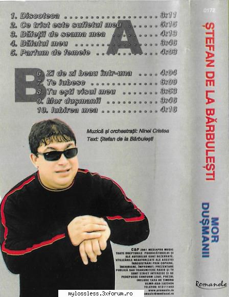 Stefan De La Barbulesti - Mor Dusmanii 2001 - downloadx10y - @ Muzica/Albume in format Lossless [FLAC]-[ROMANEASCA]