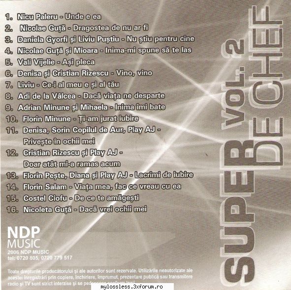 Super De Chef Vol.2 Album Mp3 320kbps - downloadx10y - @ Muzica/Albume in format [MP3]-[ROMANEASCA/STRAINA]