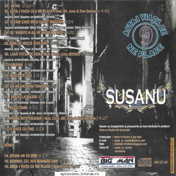 Susanu- Asta-I Viata Ce 9 Ne Place 2008 - downloadx10y - @ Muzica/Albume in format Lossless [FLAC]-[ROMANEASCA]