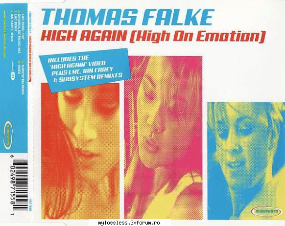 Thomas Falke ‎� High Again (High On Emotion) 2004 - star2fall - @ Muzica/Albume in format Lossless [FLAC]-[STRAINA]