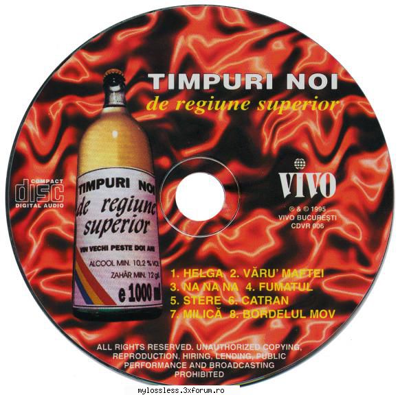 Timpuri Noi - De regiune superior-Retail-1995-LOSSLESS-MT - Lossless - @ Muzica/Albume in format Lossless [FLAC]-[ROMANEASCA]