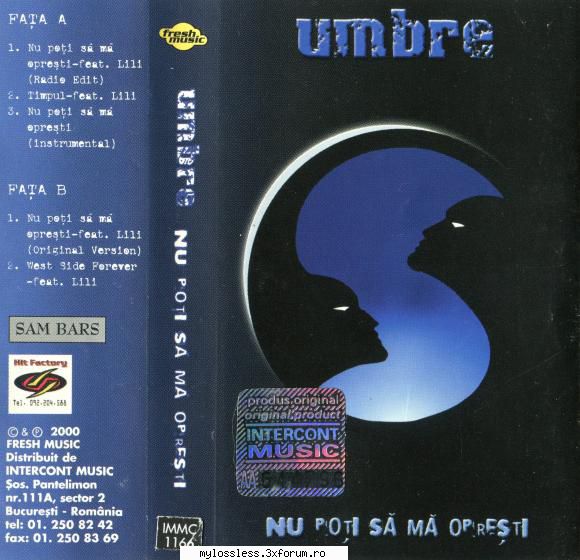 Umbre - NU POTI SA MA OPRESTI-WAV-NOGRP - tone36 - @ Muzica/Albume in format Lossless [FLAC]-[ROMANEASCA]