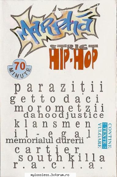 VA-Marpha Strict Hip-Hop-1996-CassetteRip-NoGrp - NuStiu - @ Muzica/Albume in format Lossless [FLAC]-[ROMANEASCA]