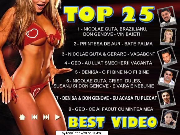 VA-Top 25 Best Video Manele-2007-DVD-MT - Tracklist : 1. Nicolae - @ DVD-uri Romanesti cu muzica [VIDEO]