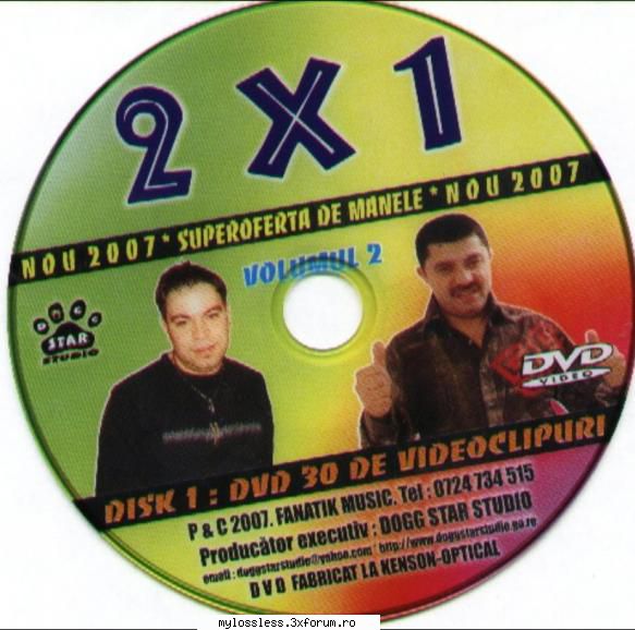 VA - 2 X 1 (Manele)-Vol.2-2007-PAL-MDVDR-MT - Info + Tracklist: Size - @ DVD-uri Romanesti cu muzica [VIDEO]