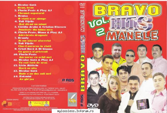 VA - Bravo Hits manele Vol.2-2006-DVD-NF - Tracklist: 01.Nicolae Guta - @ DVD-uri Romanesti cu muzica [VIDEO]